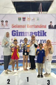 Kontingen Gymnastics Sawahlunto Sabet 2 Medali