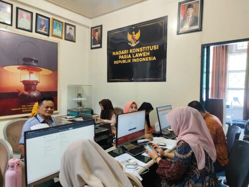 Syarat Bantuan Presiden, 391 Pelaku UMKM Pasia Laweh Agam Urus NIB Gratis
